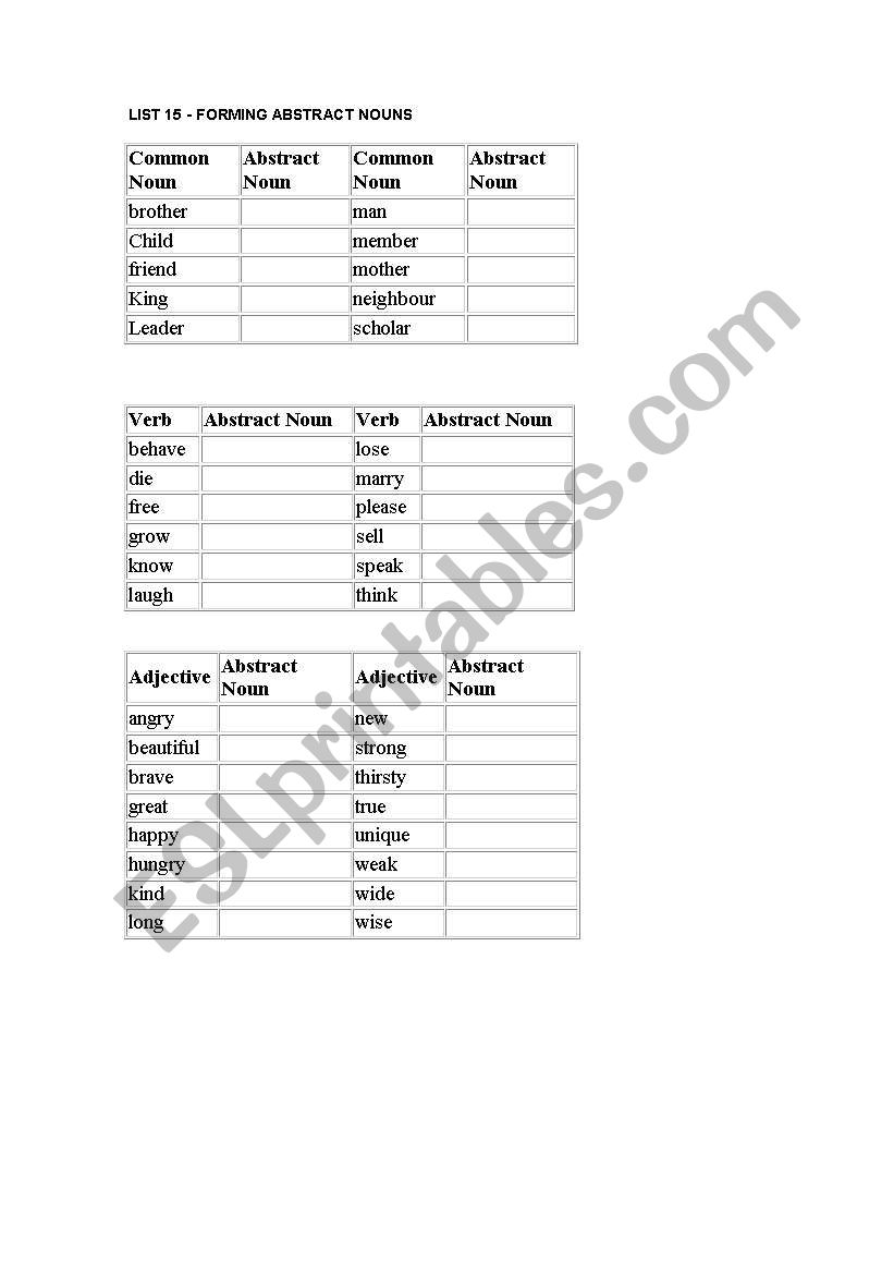 english-worksheets-forming-abstract-nouns