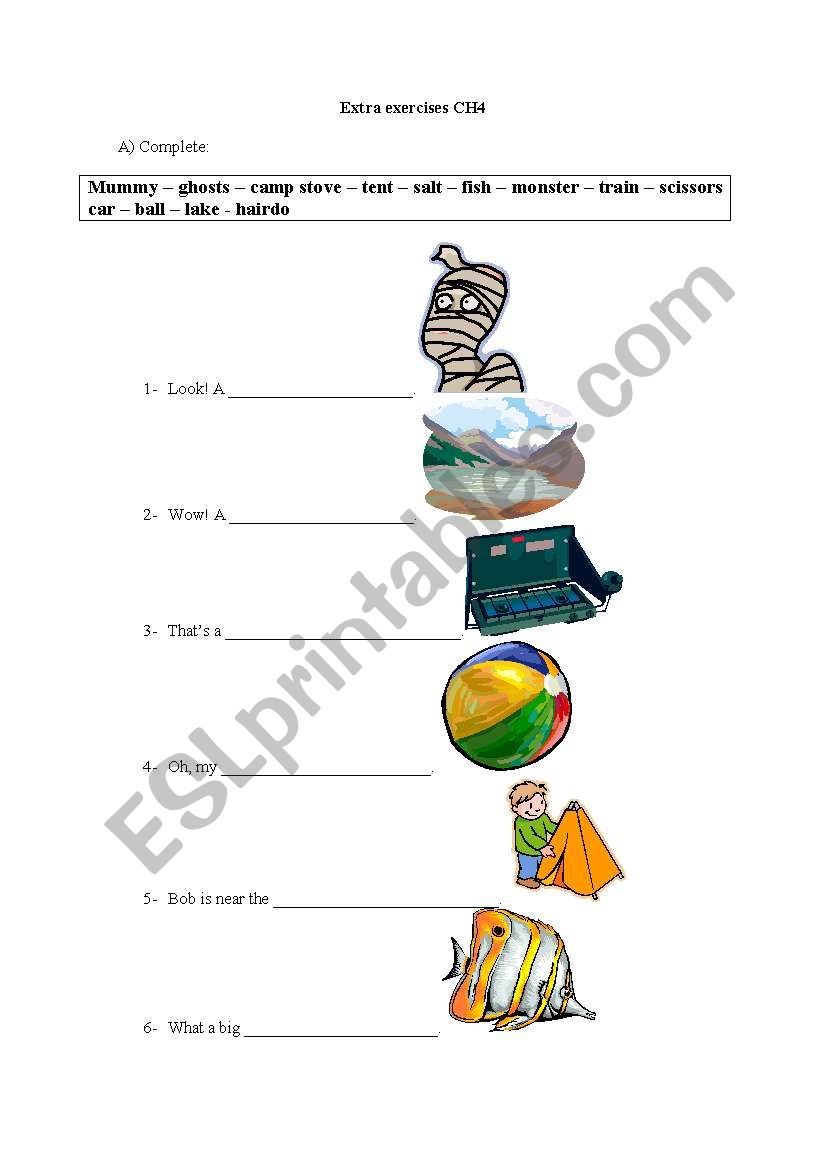 Kids worksheet