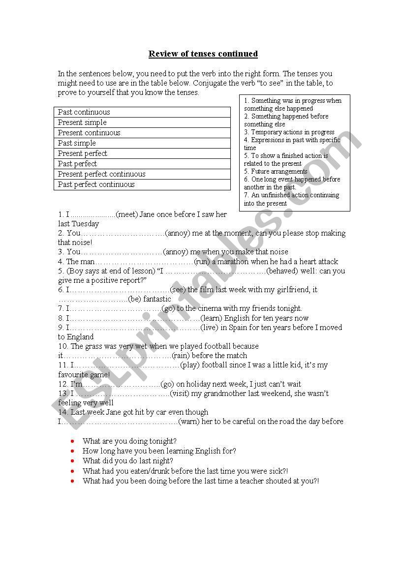 narrative-tenses-esl-worksheet-by-ilargia14