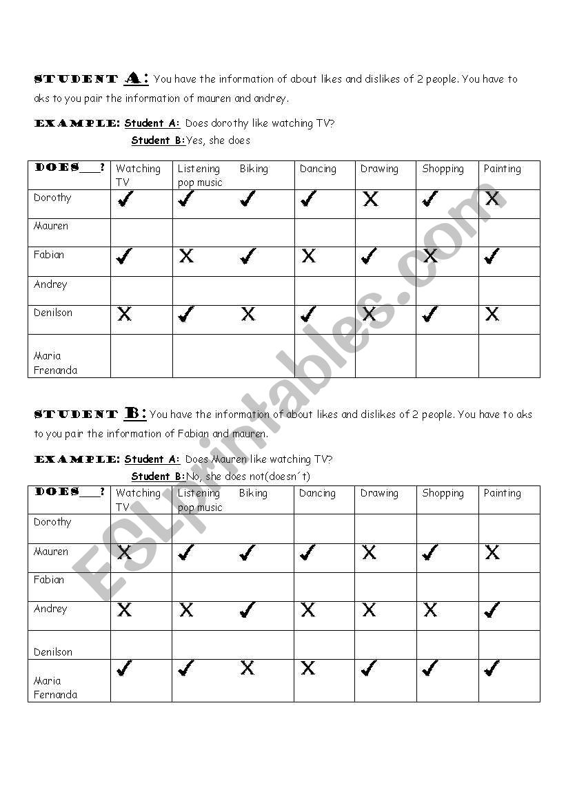 ask for missing information worksheet