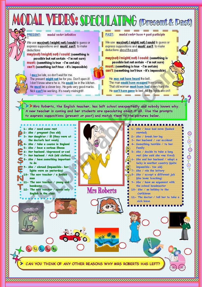 modals-for-speculation-worksheet-teaching-reading-comprehension-worksheets-grammar-worksheets