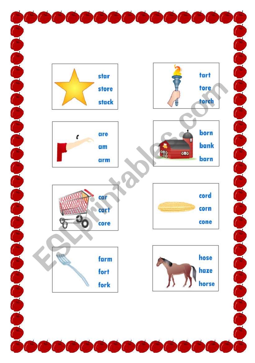 R-Controlled Vowels  worksheet