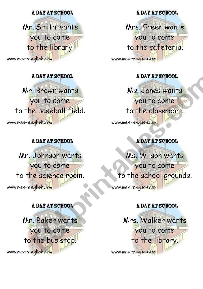 games worksheet