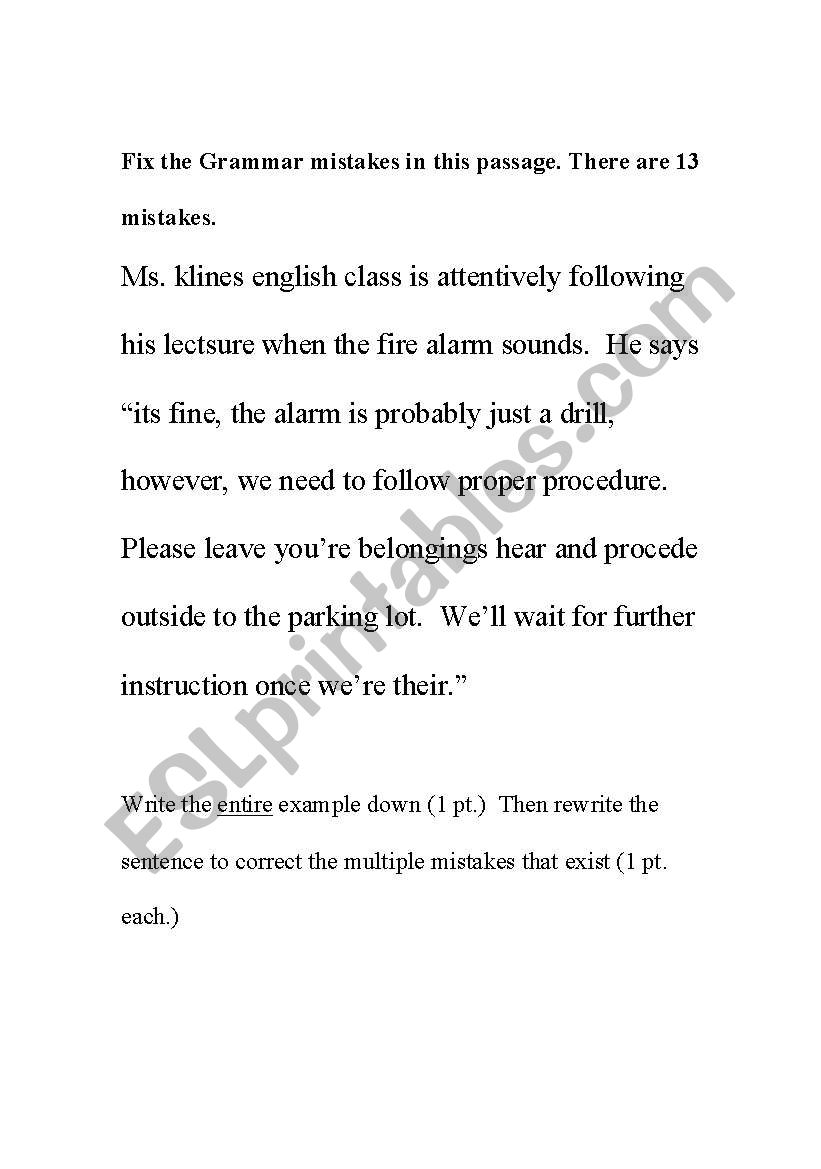 english-worksheets-fix-grammatical-mistakes-in-a-paragraph