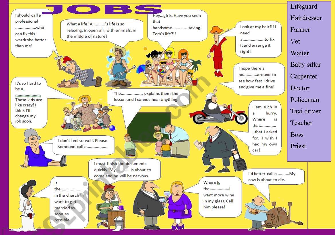 JOBS worksheet