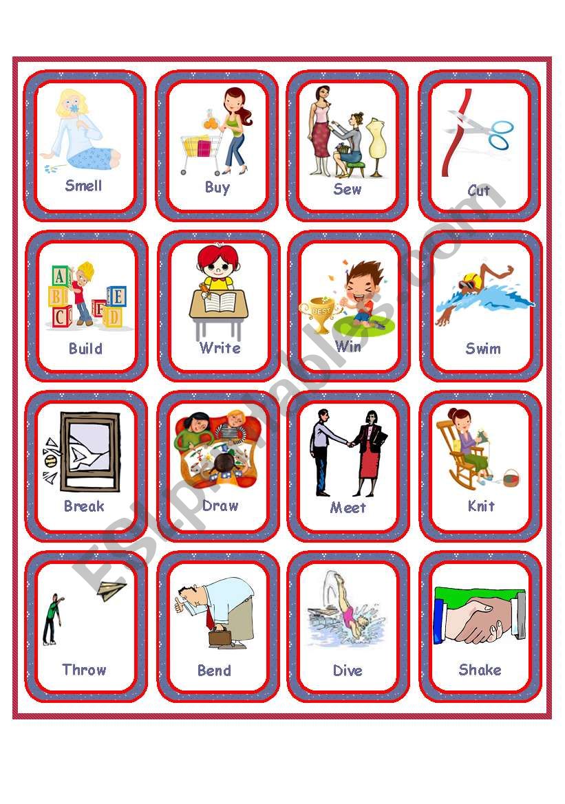 Flashcards - Irregular Verbs - Set 2