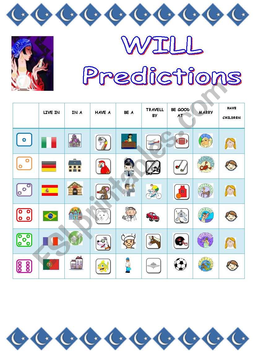 FUTURE TELLER GAME --WILL / WON´T--