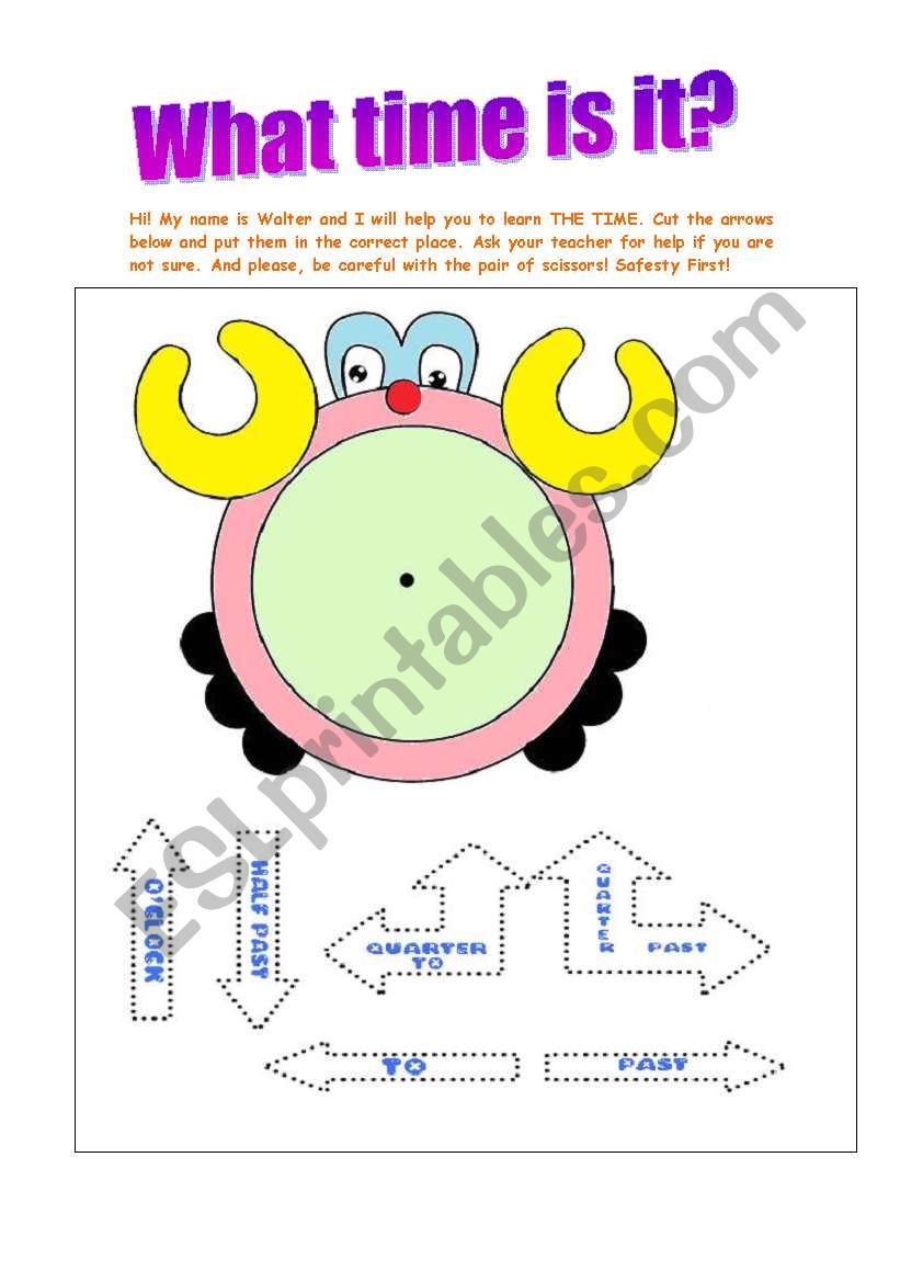 THE TIME worksheet