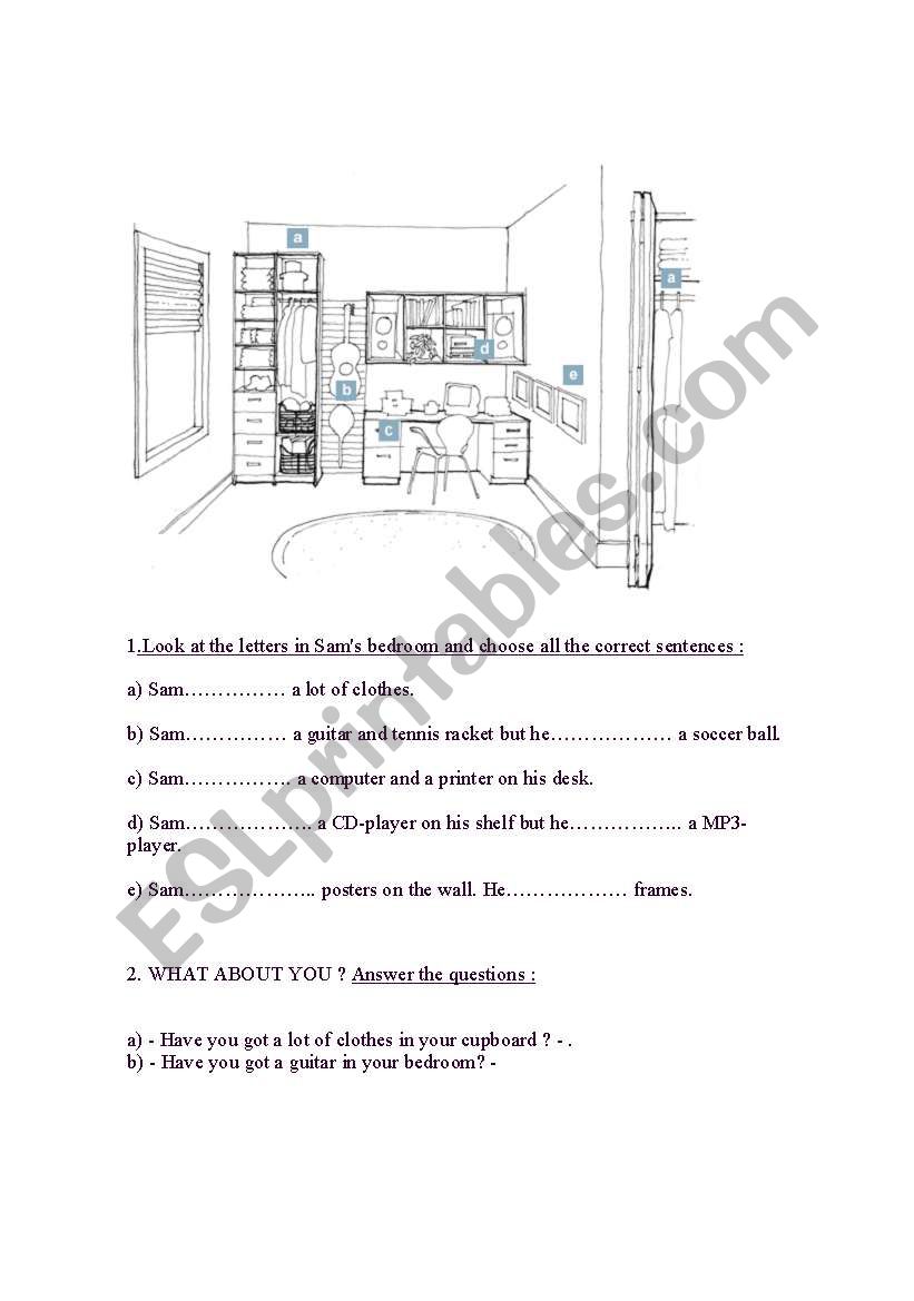 Has got worksheet