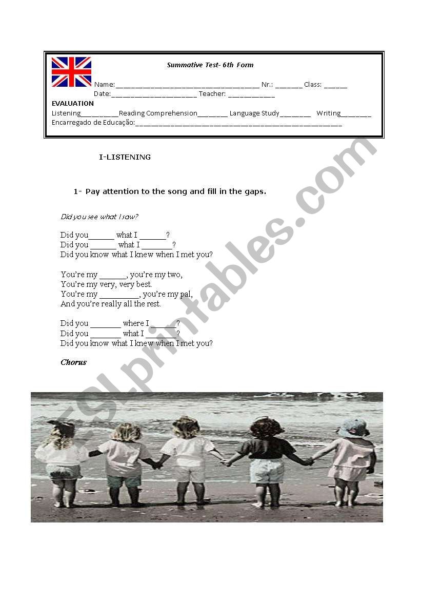 Irregular/ regular verbs worksheet