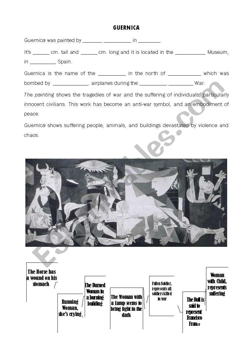 Guernica worksheet