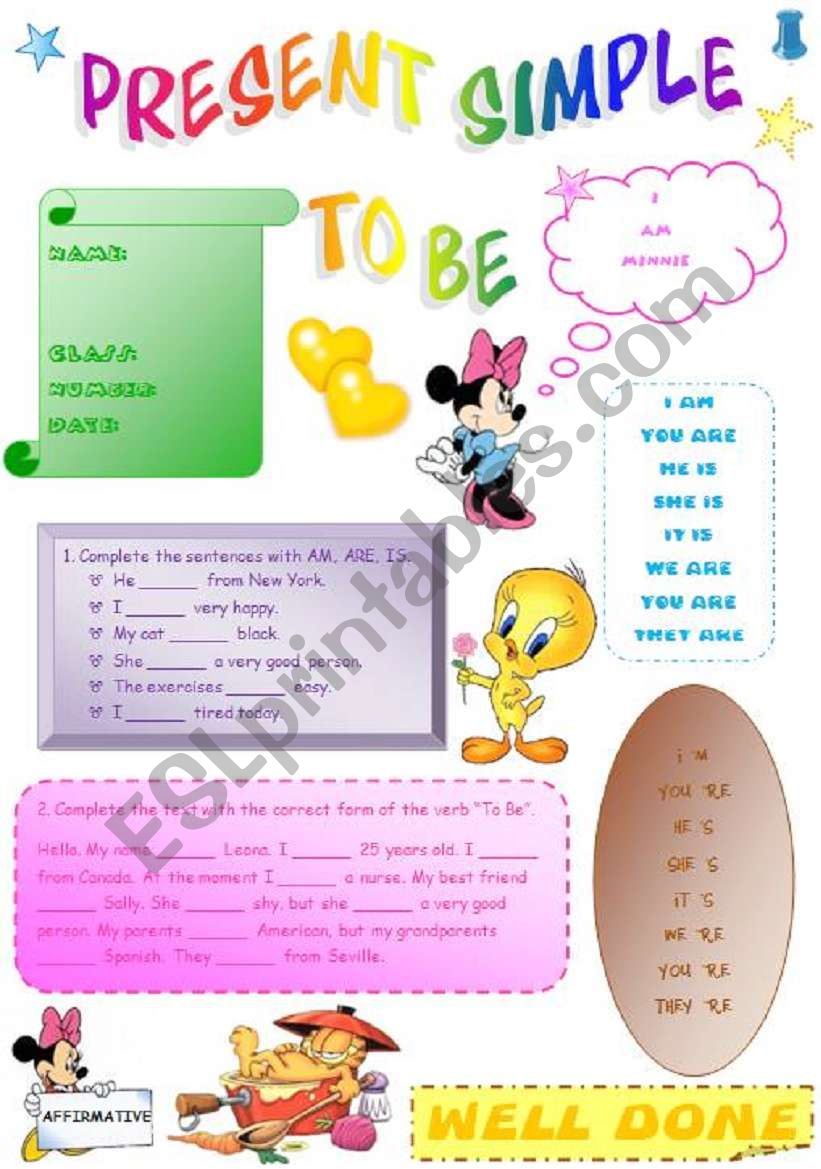 verb-to-be-in-affirmative-esl-worksheet-by-sariita