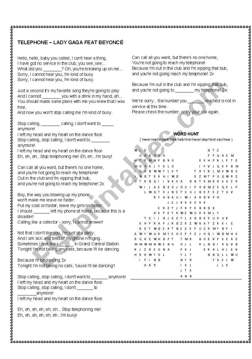 TELEPHONE - LADY GAGA AND BEYONCÃ‰