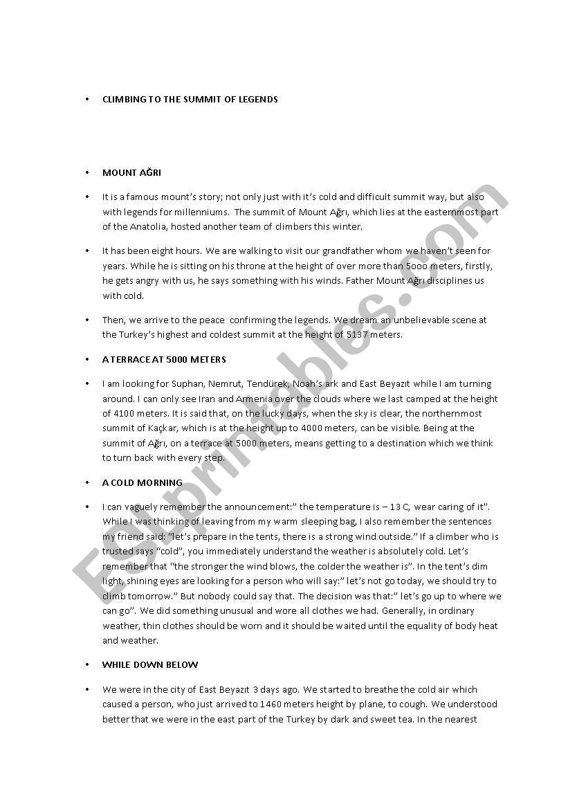 mount agri yurkey worksheet