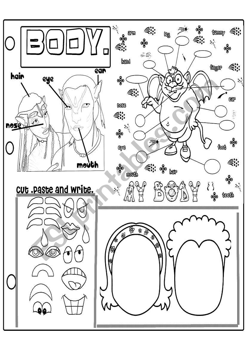 body-esl-worksheet-by-angelamoreyra