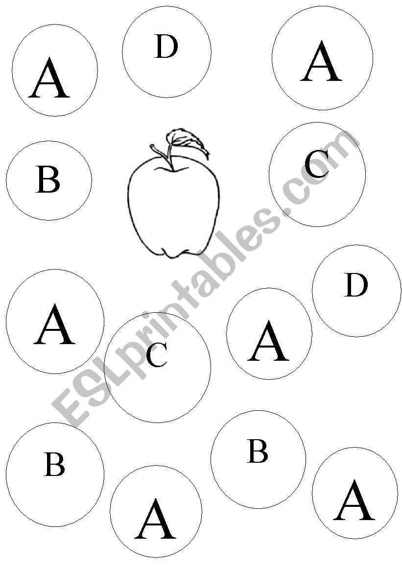 alphabets recognition worksheet