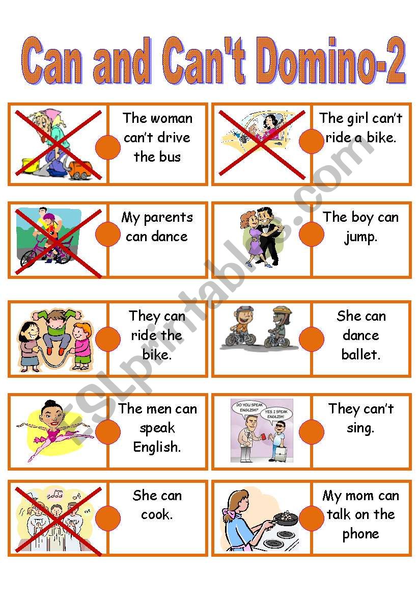 Can and CanÂ´t domino - part 02