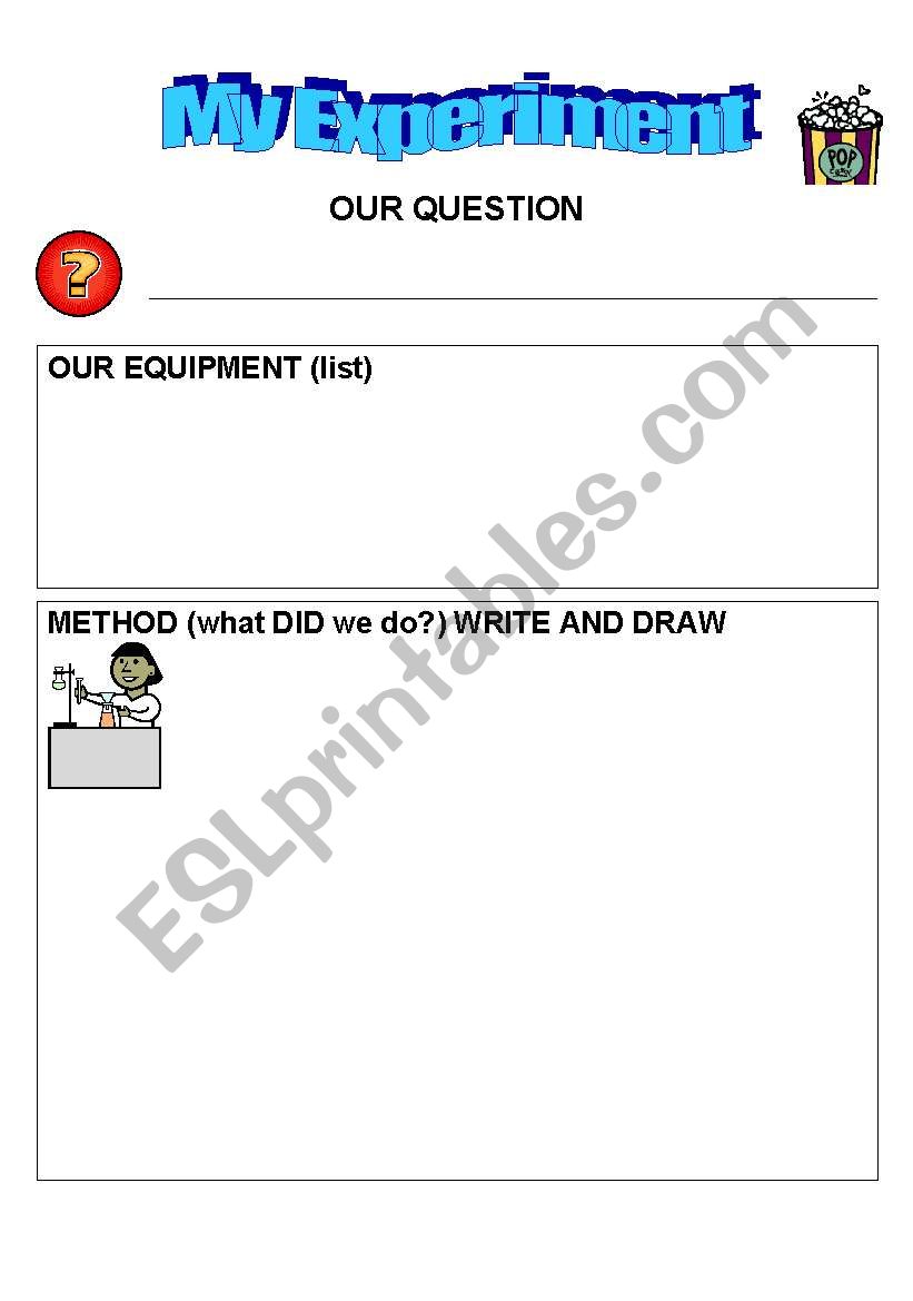 Science Investigation Template