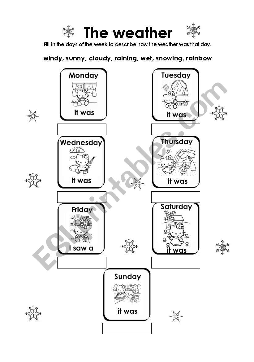 The weather worksheet