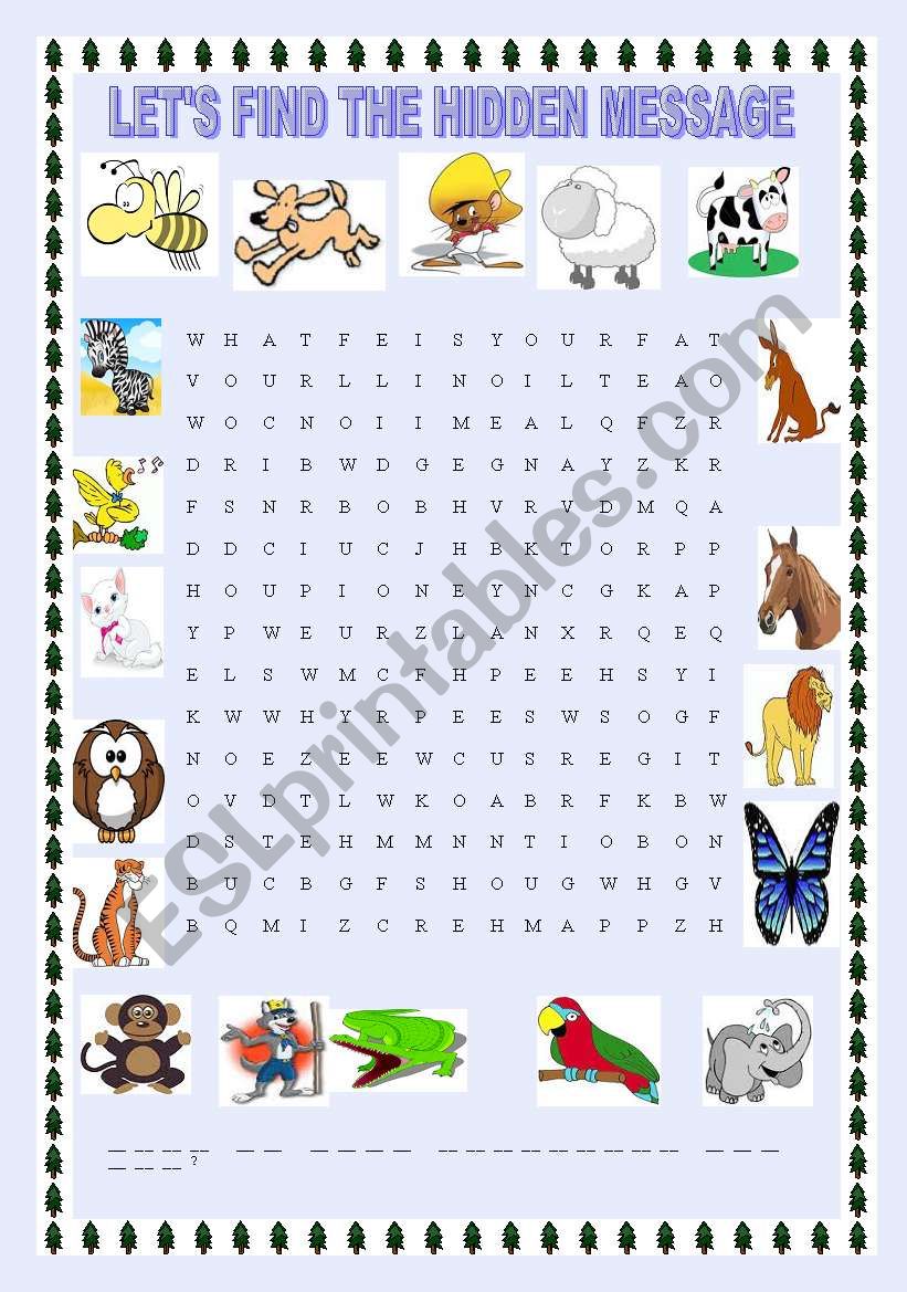 animal puzzle worksheet