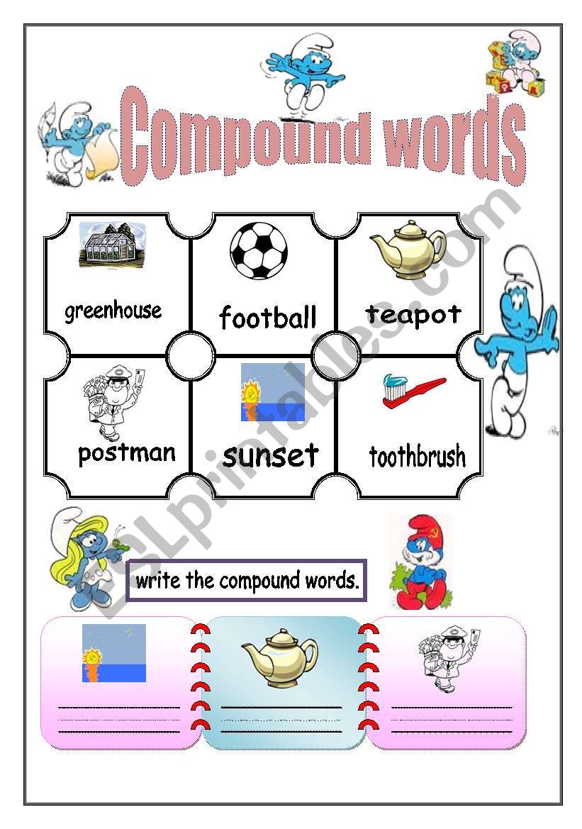 compound words worksheet