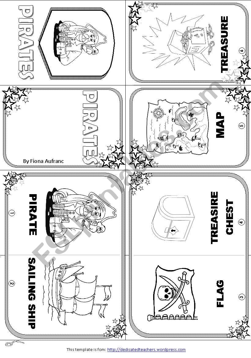 Mini Pirate Book worksheet