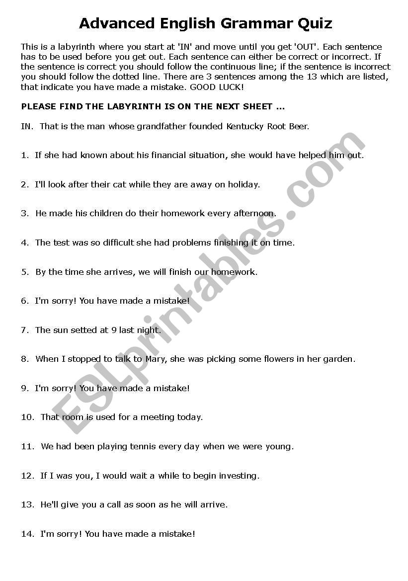 advanced-english-grammar-labyrinth-esl-worksheet-by-amw007