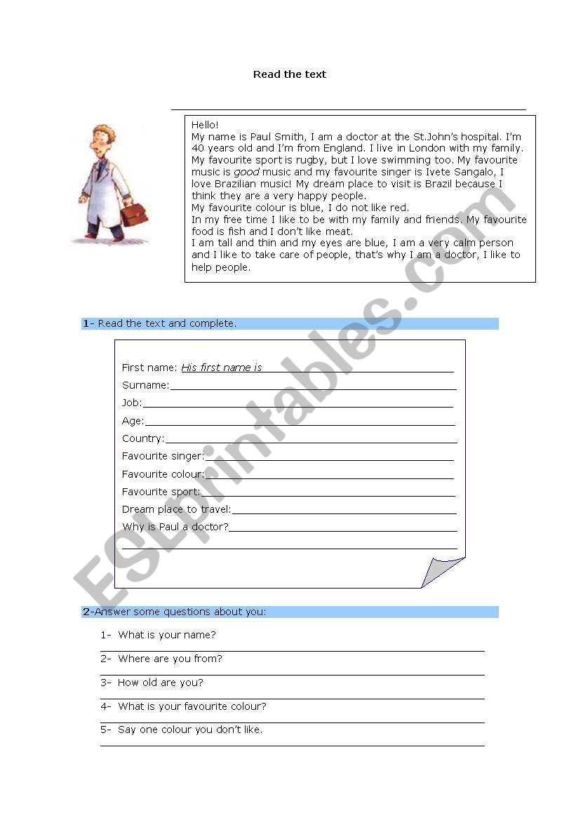 Remedial work worksheet