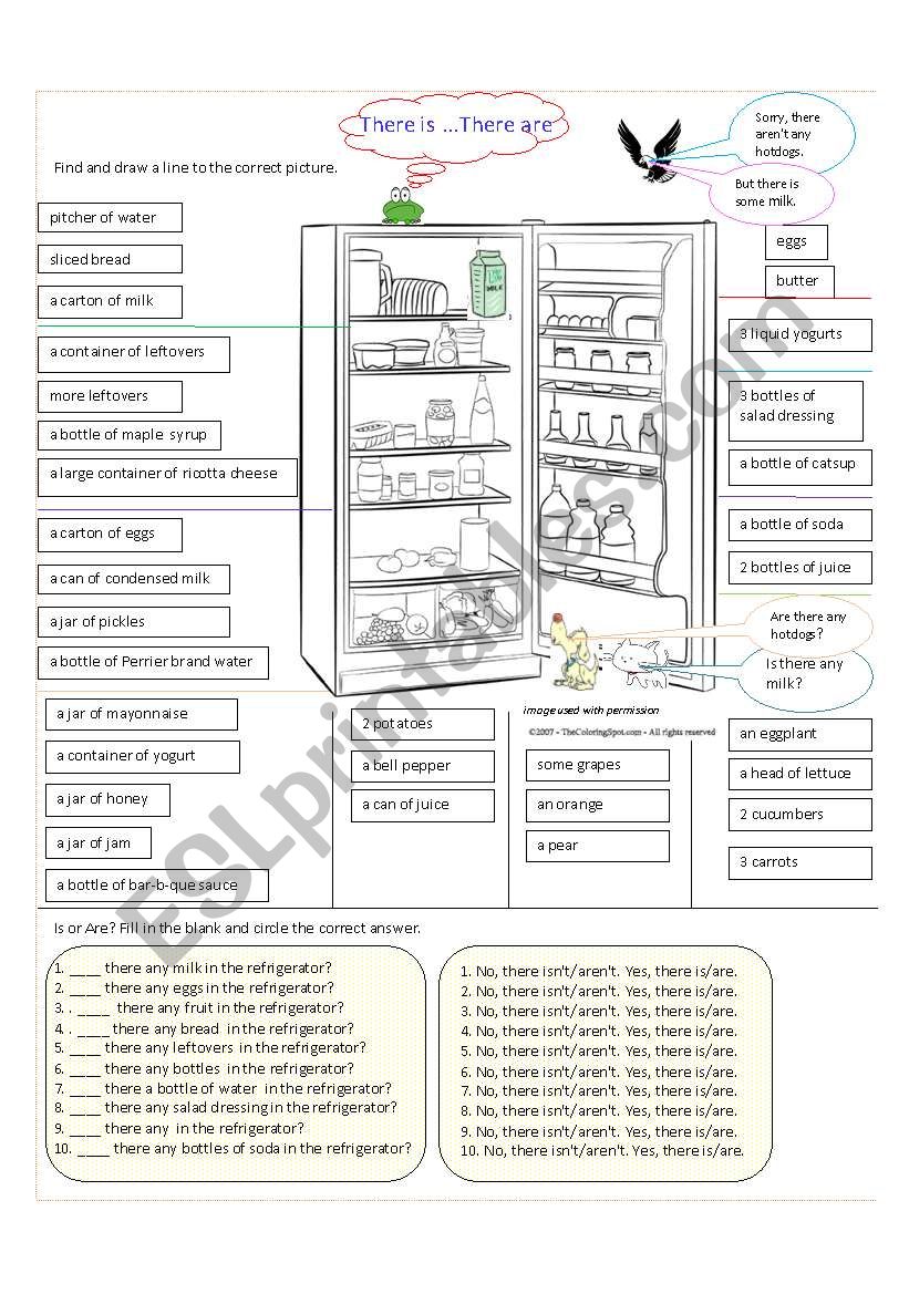 There is...There are worksheet