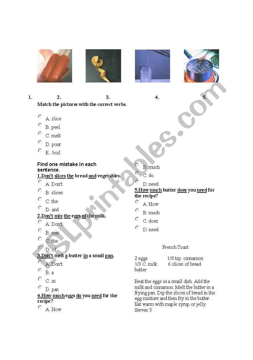 easy reading comprehension worksheet