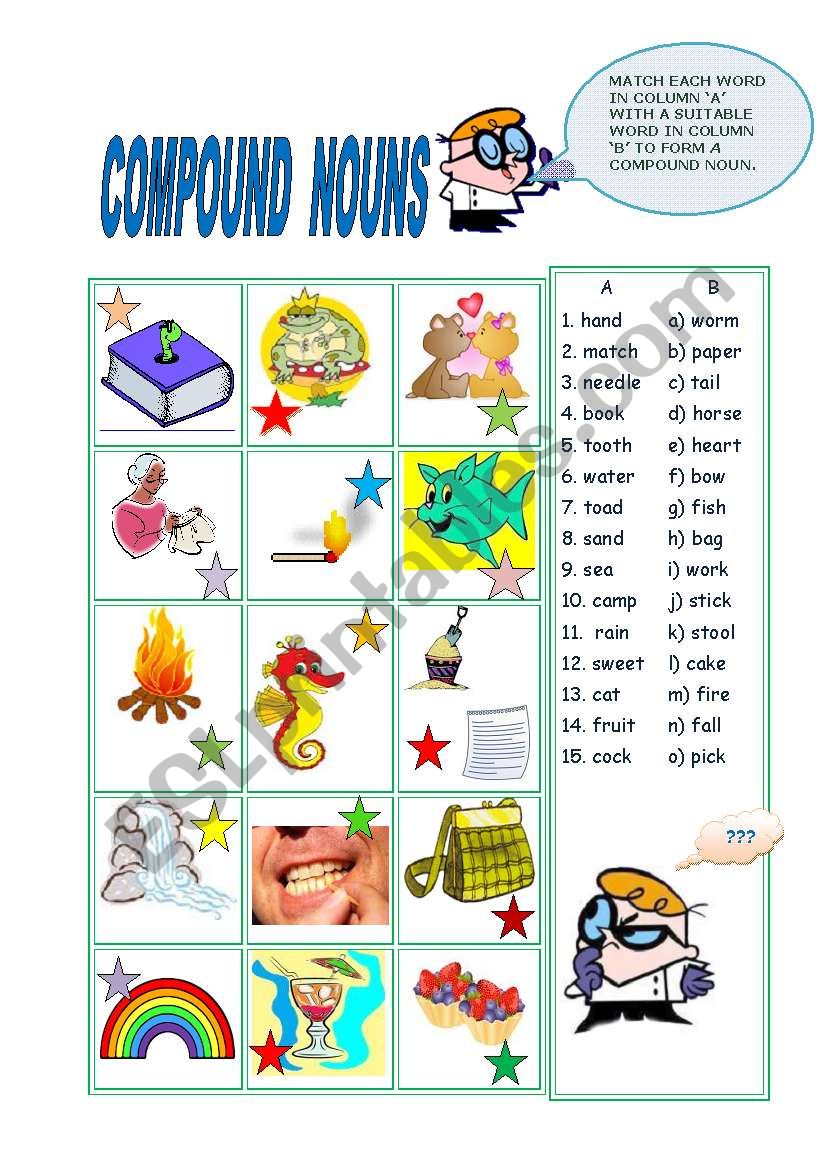 compound-nouns-esl-worksheet-by-irinaet