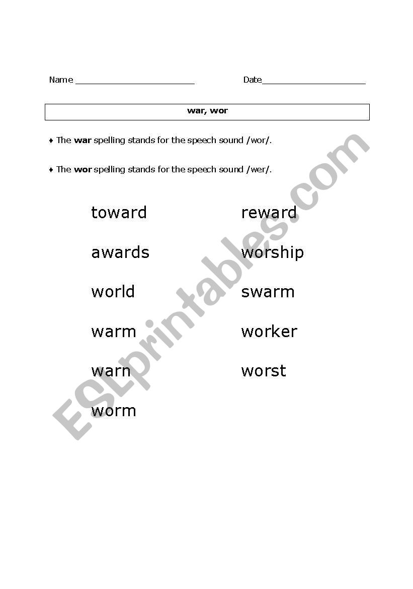 qu and wo tracking worksheet