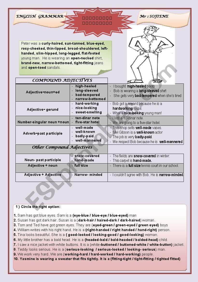 compound-adjectives-esl-worksheet-by-sofiene-ahmed