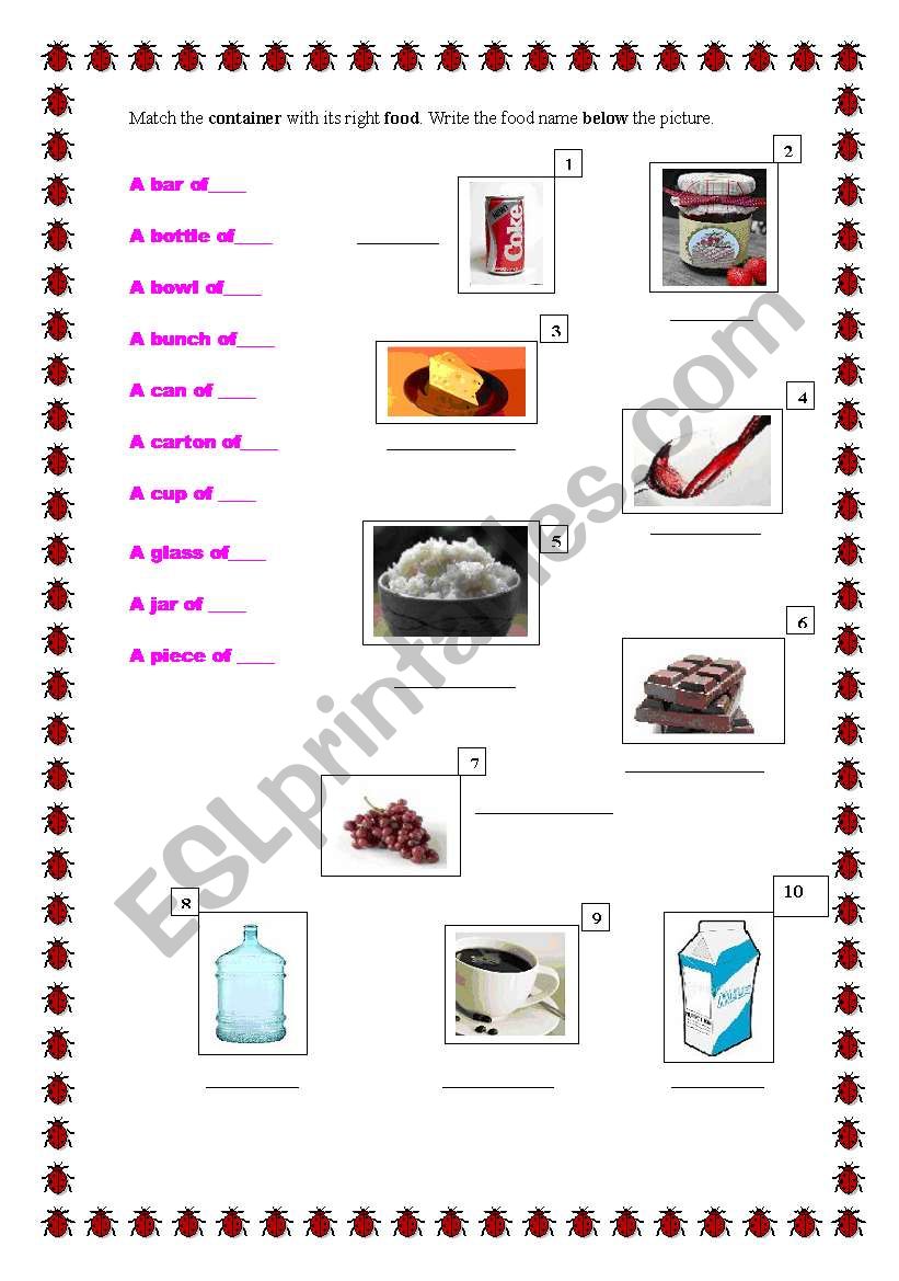 countable nouns: 