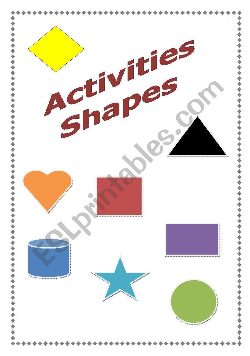 Shapes activities worksheet