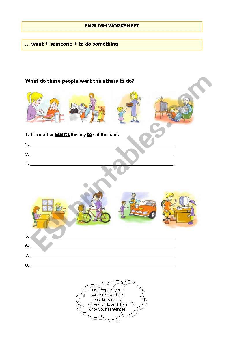 Want to worksheet