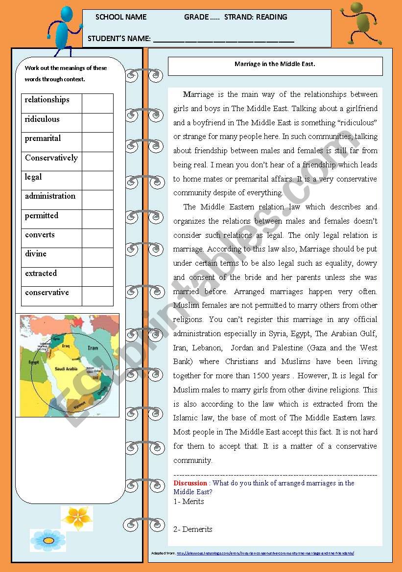 Marriages around the world. (The Middle East) Part 1