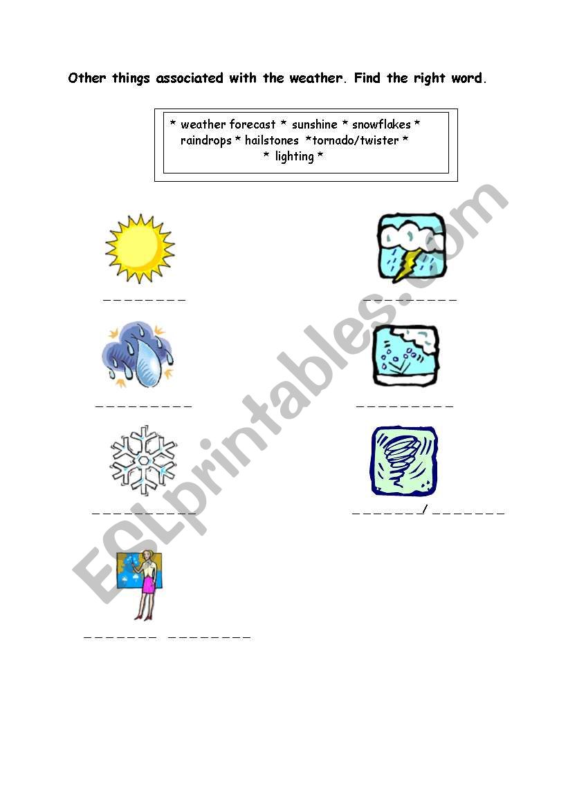 weather worksheet