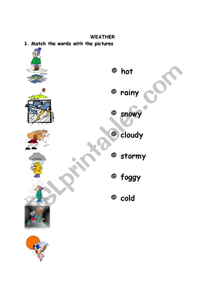 weather worksheet