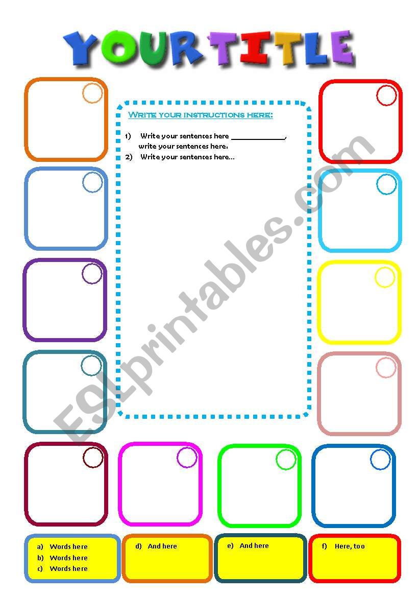 Template worksheet