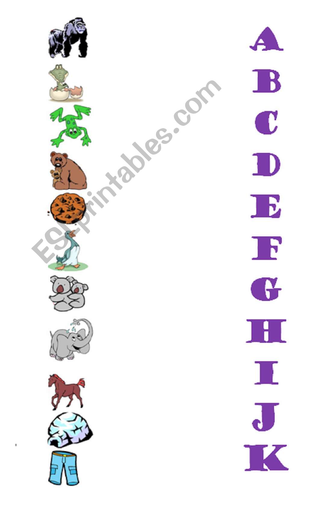 ALPHABET  worksheet