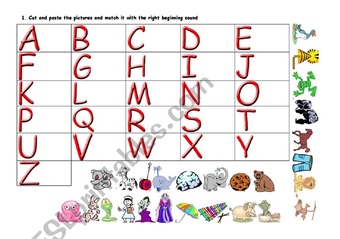 ALPHABET  worksheet