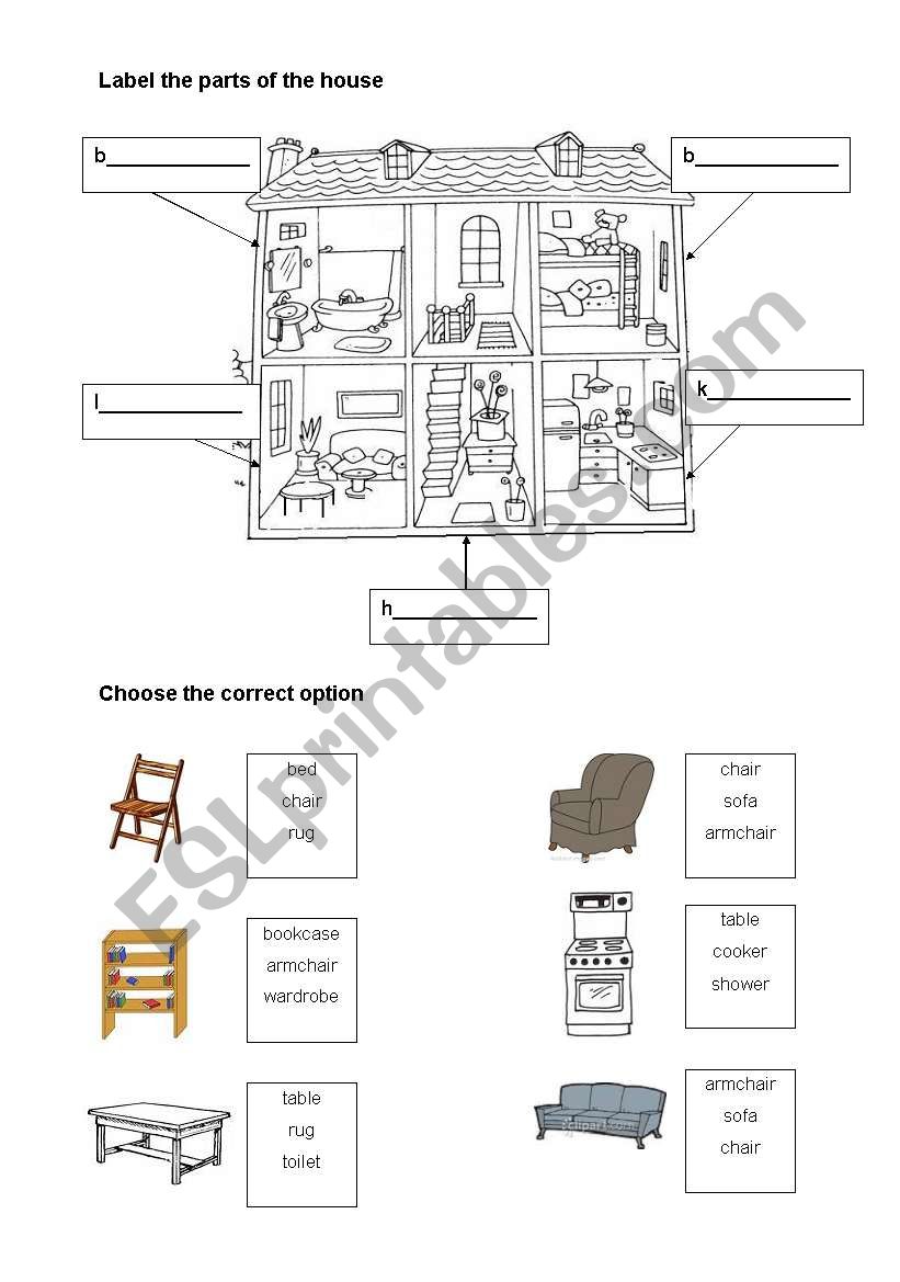 The house worksheet