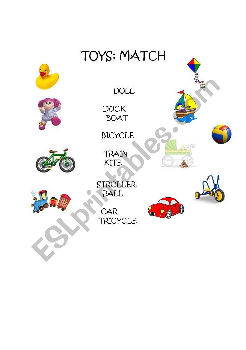 toys worksheet