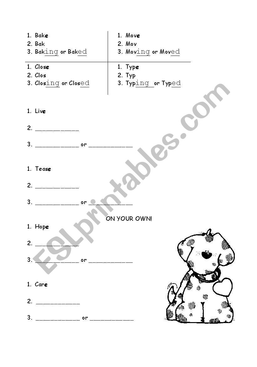 english-worksheets-adding-ed-or-ing-to-verbs-that-end-with-silent-e