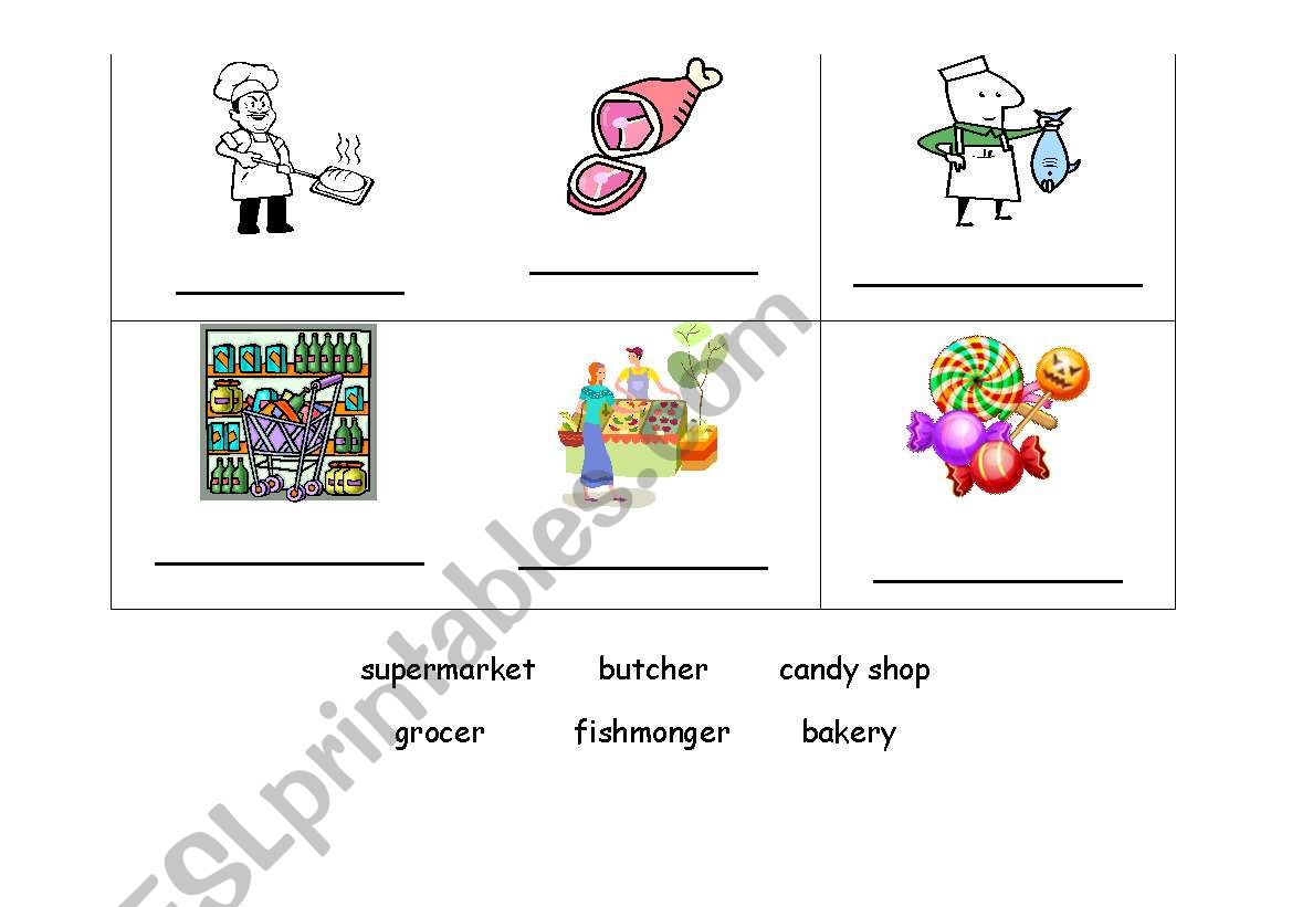 Store Names worksheet