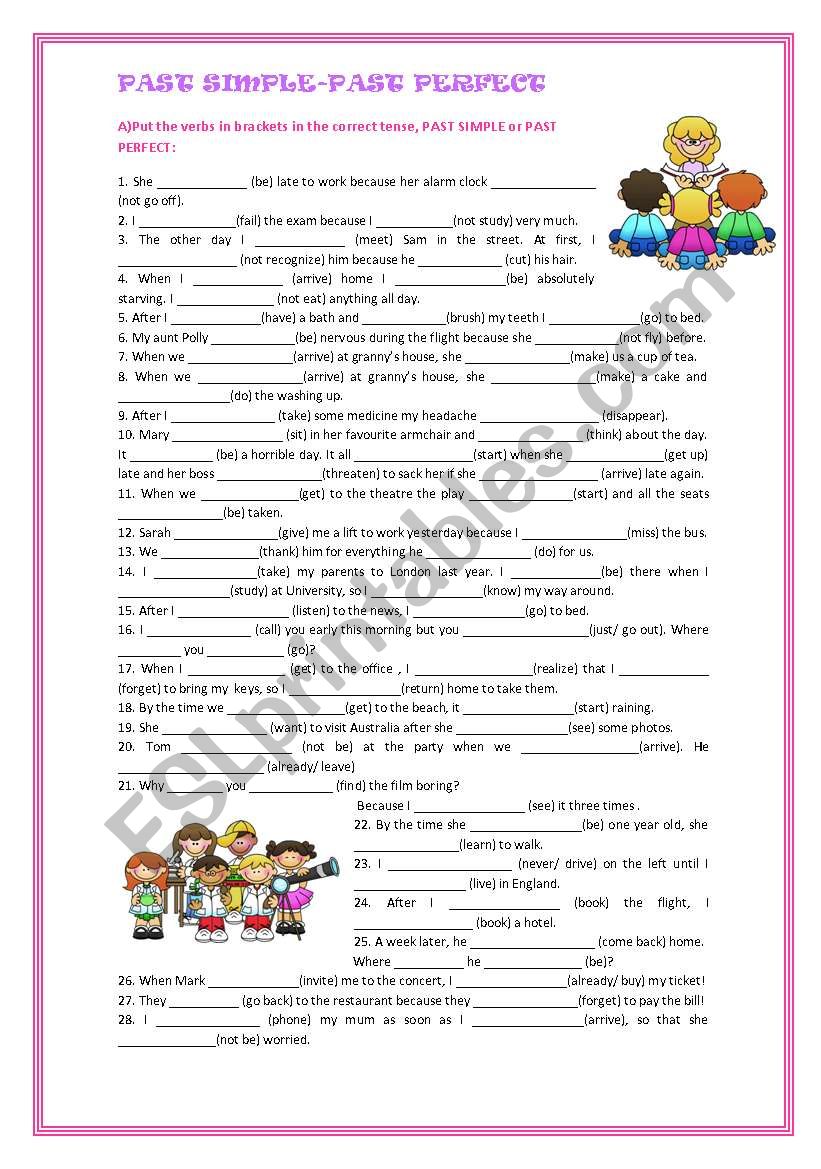 past-simple-past-perfect-esl-worksheet-by-chusin