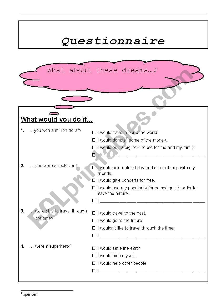 Conditional Sentences Type II 