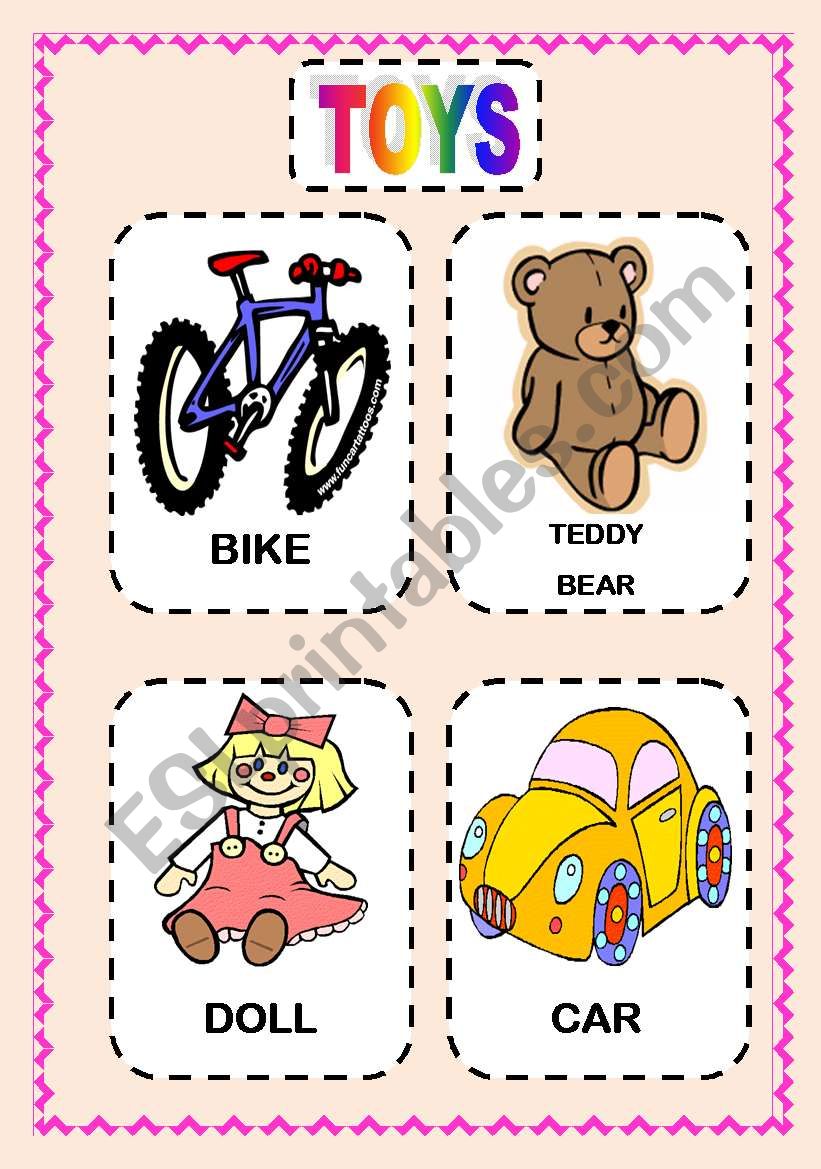 Toys_cards worksheet