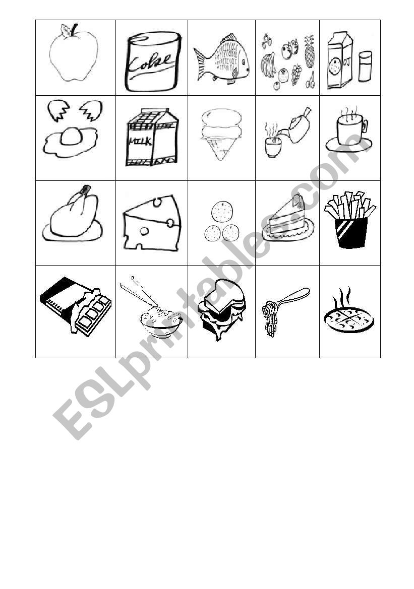 Countable / Uncountable picture cards
